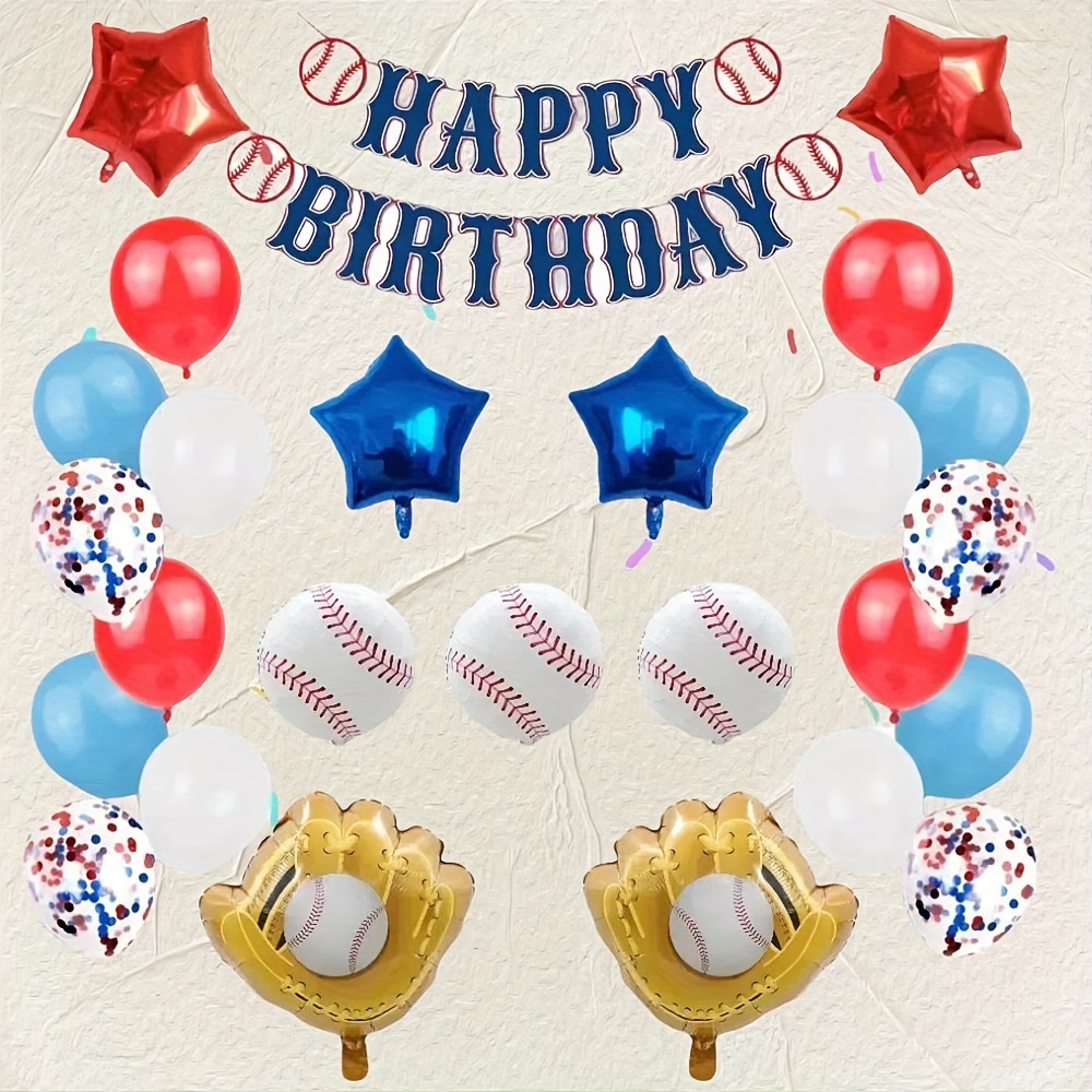 

Baseball Birthday Party Set