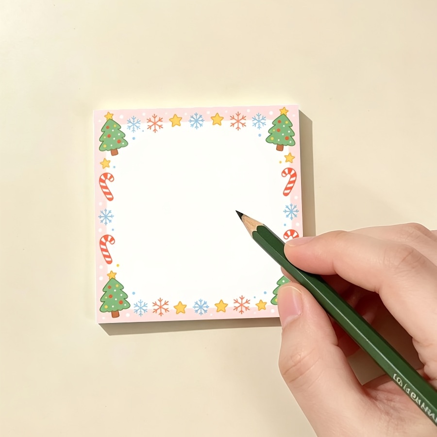 TEMU Bloc-notes esthétique – Motif de Noël pour le journaling, les rappels quotidiens et la planification saisonnière