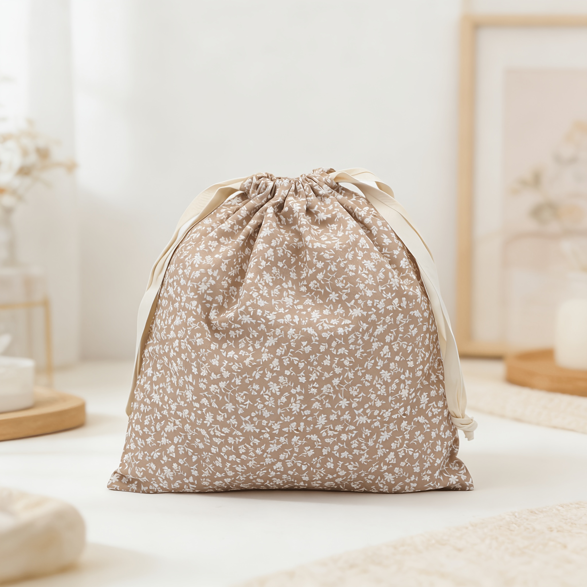 Image of Drawstring Storage Bag Washable Drawstring Bag, Laundry Bags