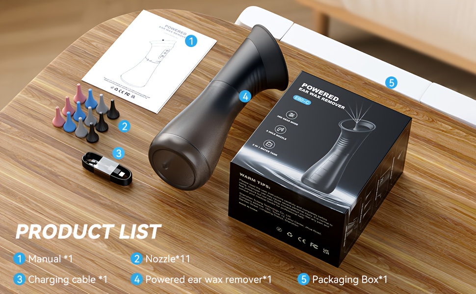 Rechargeable Earwax Cleaner With Led Display And 3 Pressure Levels_voghion.com