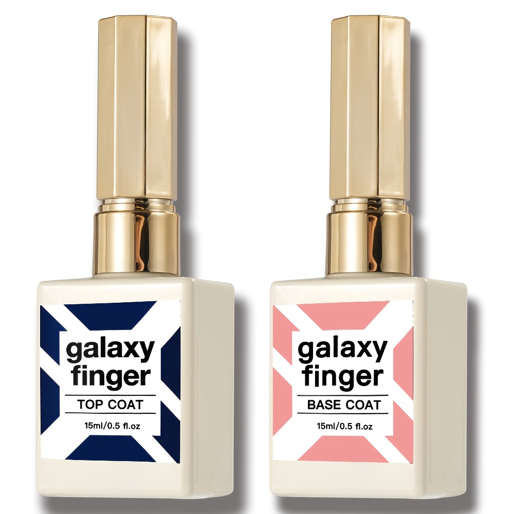Image of 2pcs Gel Nail Base And Set, Anti-scratch And Wear-resistant, Anti-yellowing, Strong No Lifting Manicure Gel