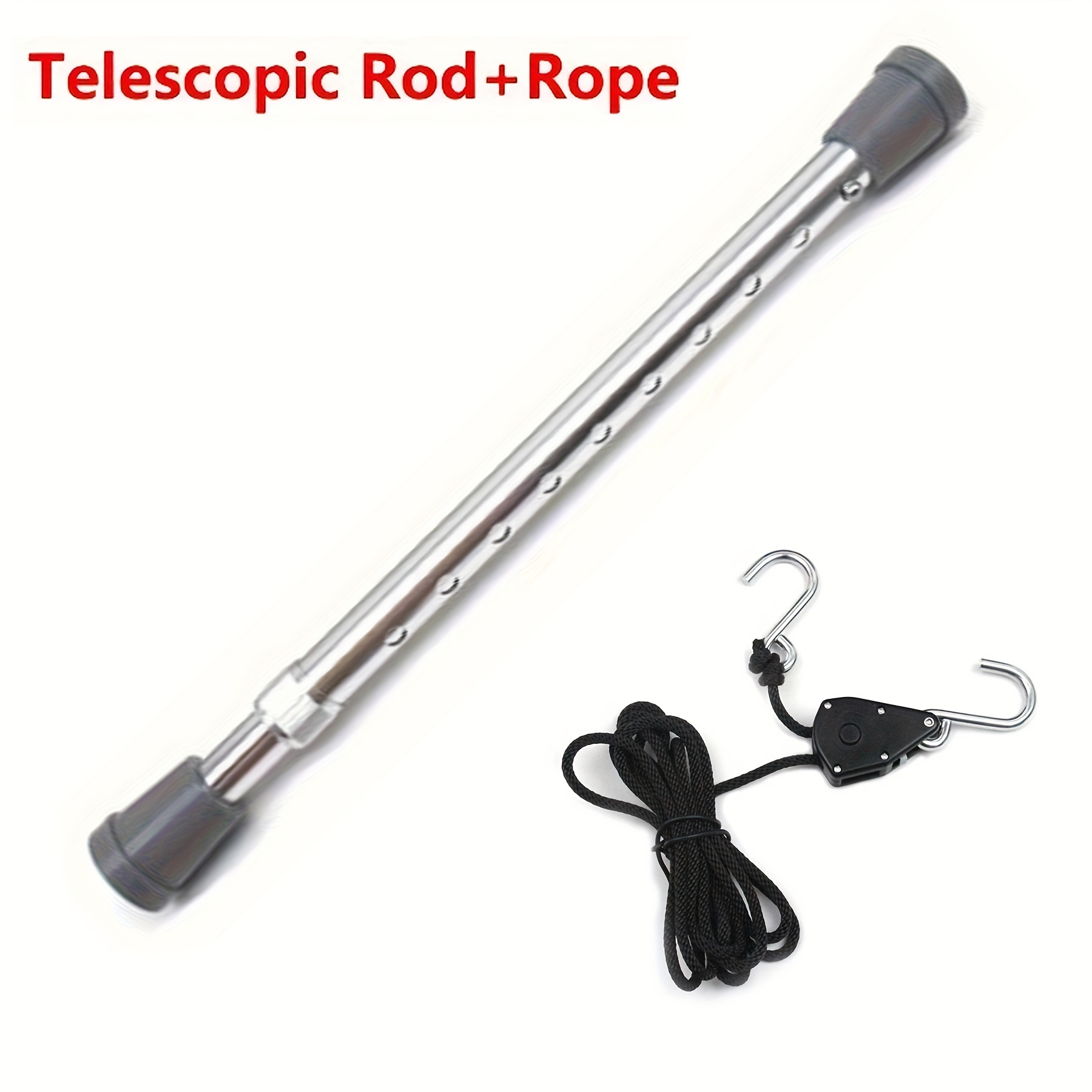 TEMU Aluminum Alloy Hood Prop Tools Nylon Rope Kit Dent Repair Tools Engine Cover Repair Tools Car Repair Tools