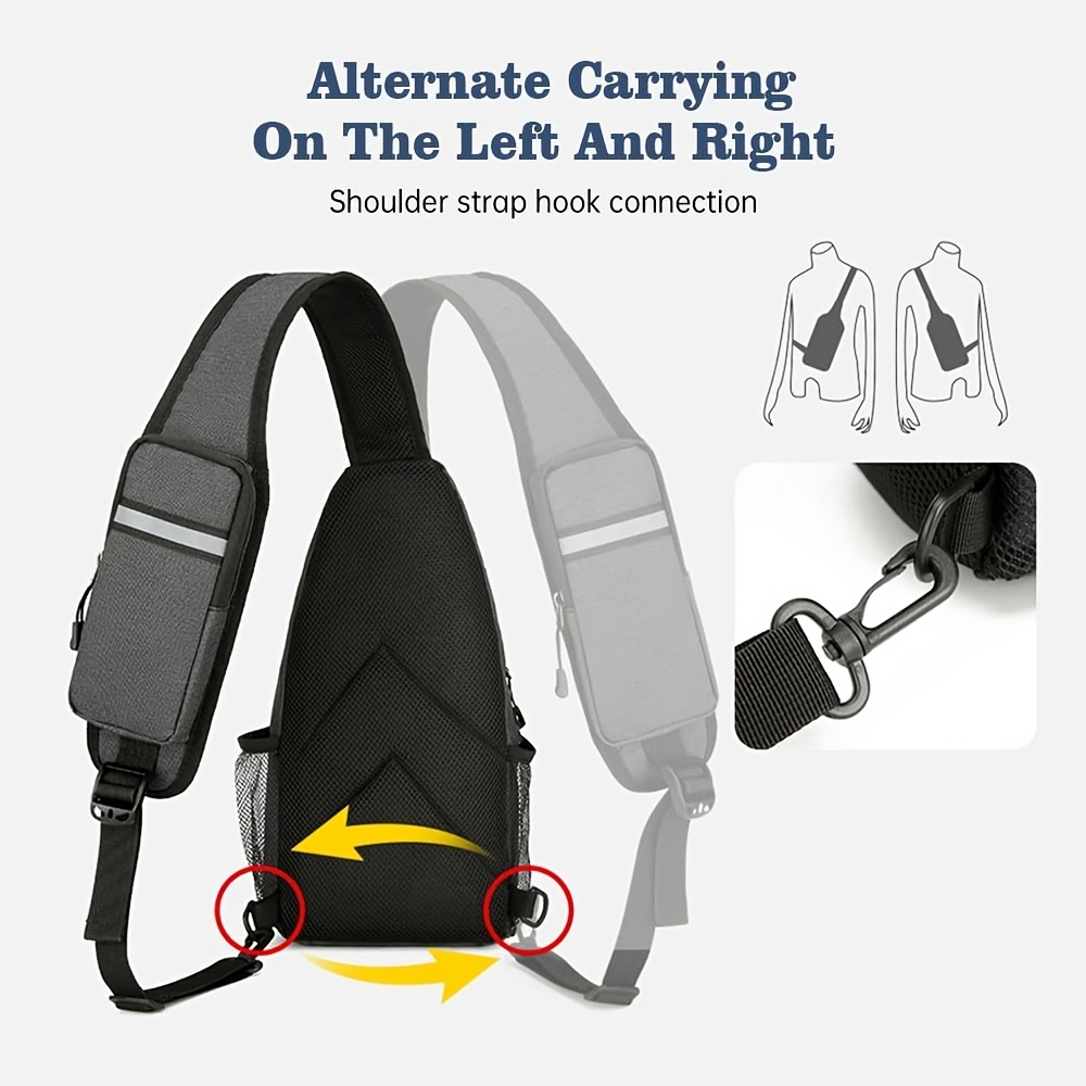 2pcs sling bag lightweight crossbody sling backpack women - Temu display picture 1