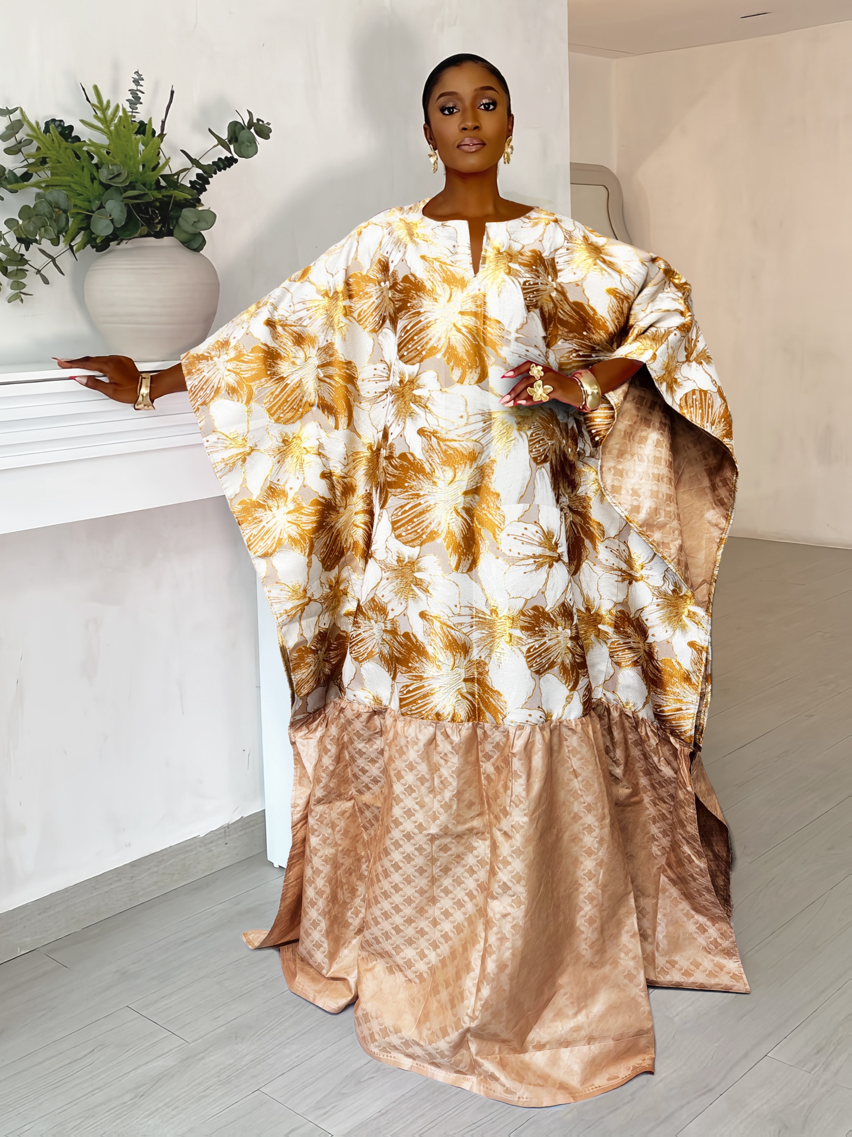 Plus Size - Plus Size - Original Nigerian * Dress * Blue * Parties And  Weddings, Featuring a * * Style with Guipure Detailing