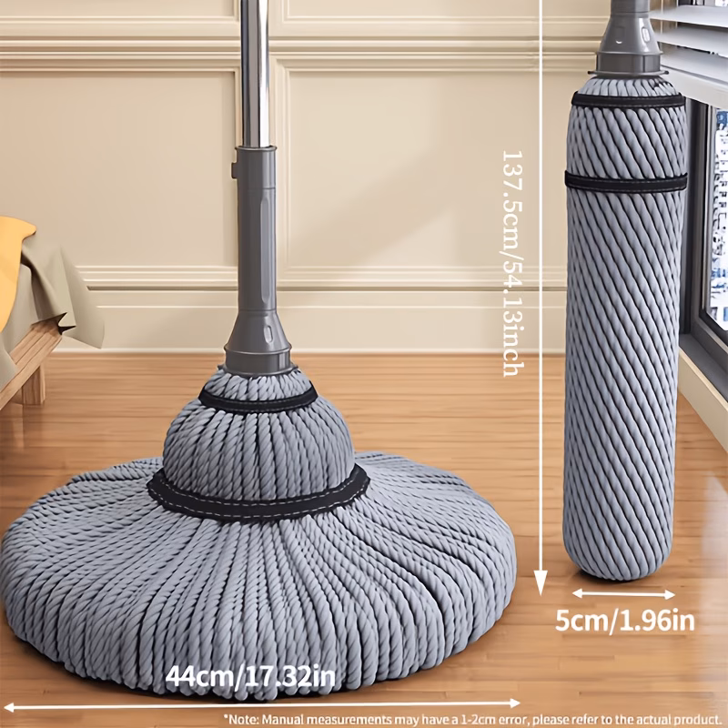 Ruidida Hand-Free Self-Twisting Water Spin Mop&com...