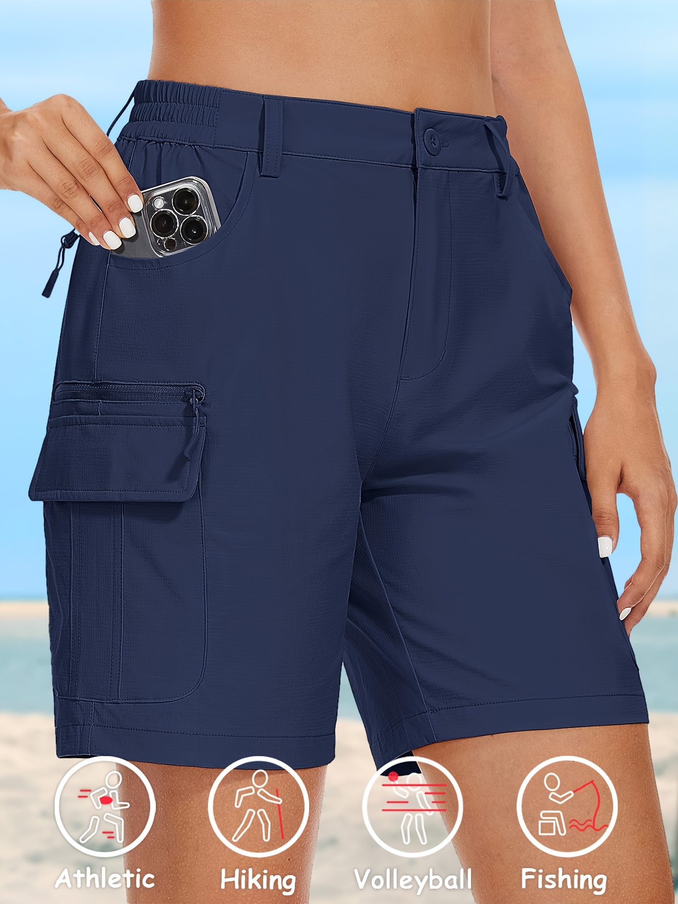 Costume Con Fodera Rete Costume Da Bagno Uomo Aisprts - Pantaloncini Traspiranti Con 3 Tasche, Asciugatura Rapida