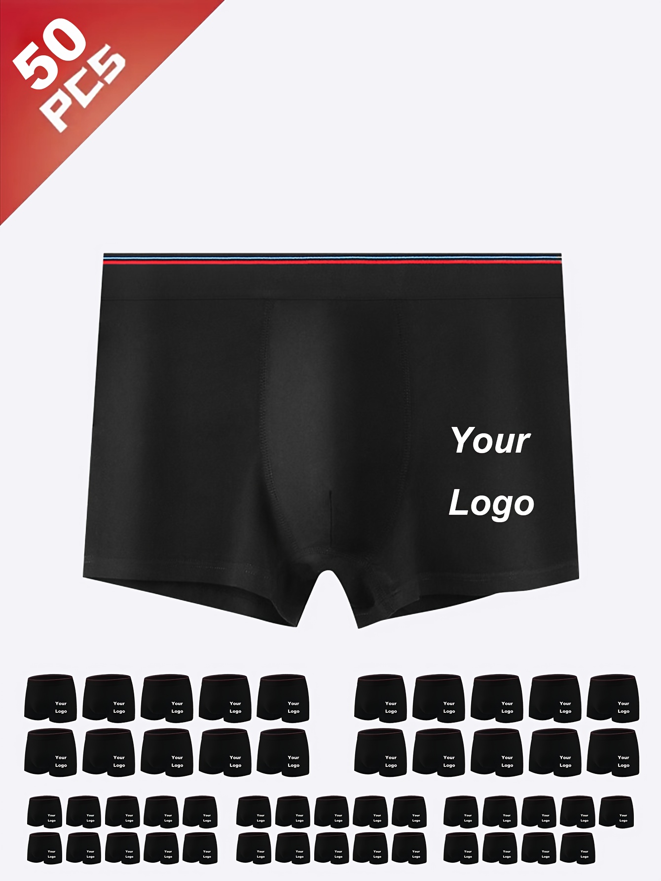 Personalized Pattern Print Fashion Men's Boxer Briefs High - Temu