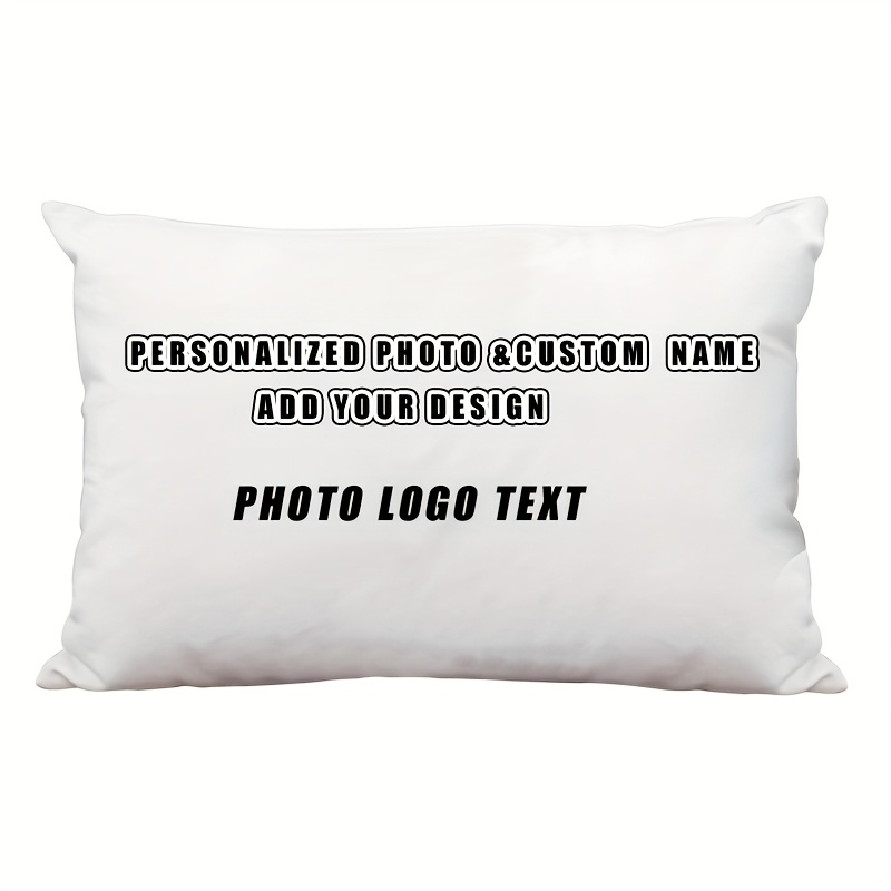 E-shop Rechteckiger Kissenbezug mit individuellem Foto, doppelseitiger Druck, handwaschbar, mit Reißverschluss. Geeignet für Wohnaccessoires wie Sofas,