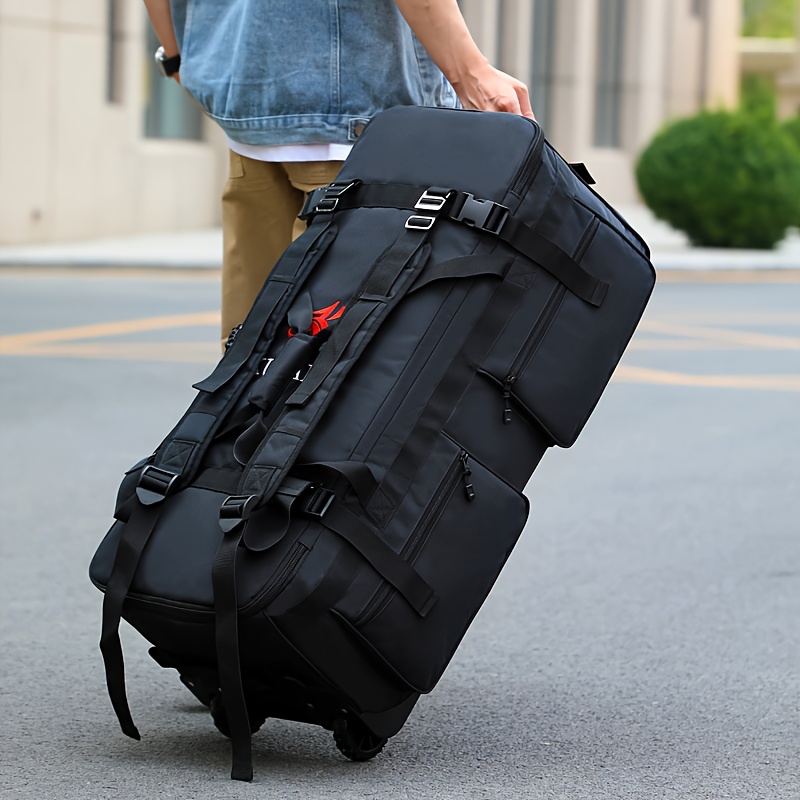 (seefracht)  . gepäck organizer, enorme luxuriöse reise-rolltasche, multifunktionaler mehrfachtaschen-rucksack, rollende reisegepäcktasche, extra große aufbewahrung gepäcktasche, enormer rucksack mit schultergurten