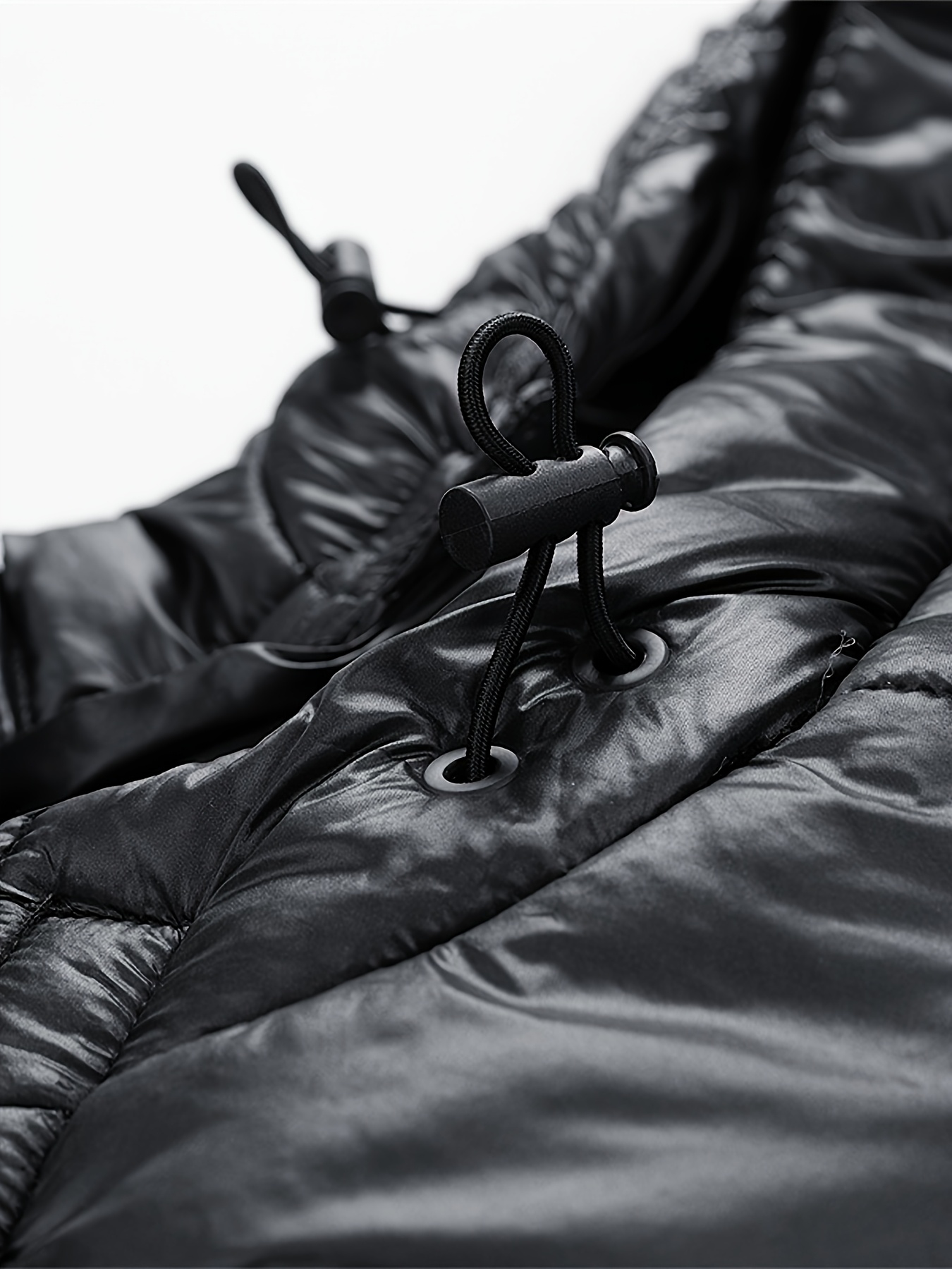 Men's High-End Black Golden Padded Jacket