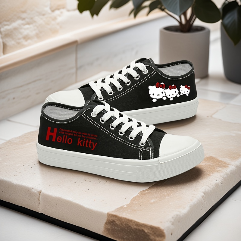 Tennis Shoes Cute Black Casual Shoes Women'* Sneakers Cute Black