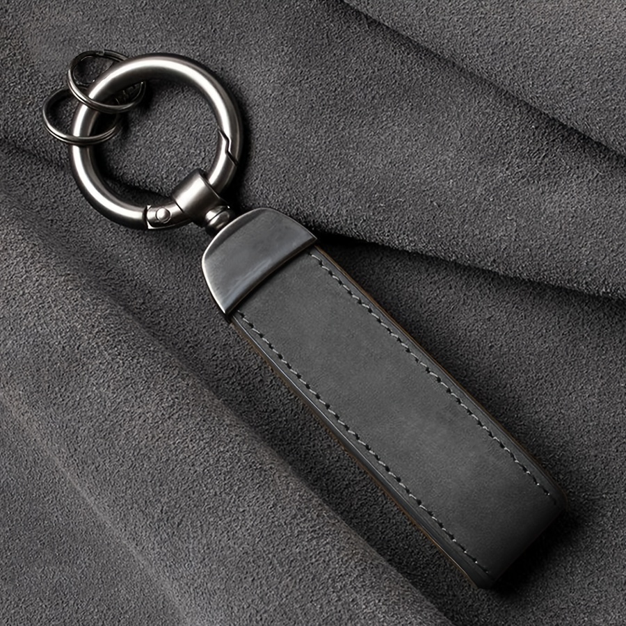 item picture fashionable ultra fine leather keychain unisex   keychain easy keyring lanyard suitable for   men and women