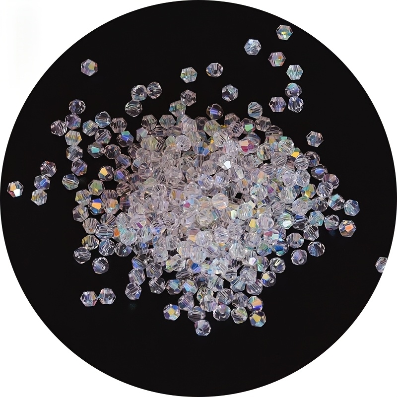 TEMU 700pcs Glass Beads Suitable For Jewelry Making - 3mm Glass Beads With For Diy Bracelets, Necklaces, Holiday Crafts | Beads For & Making, Glass