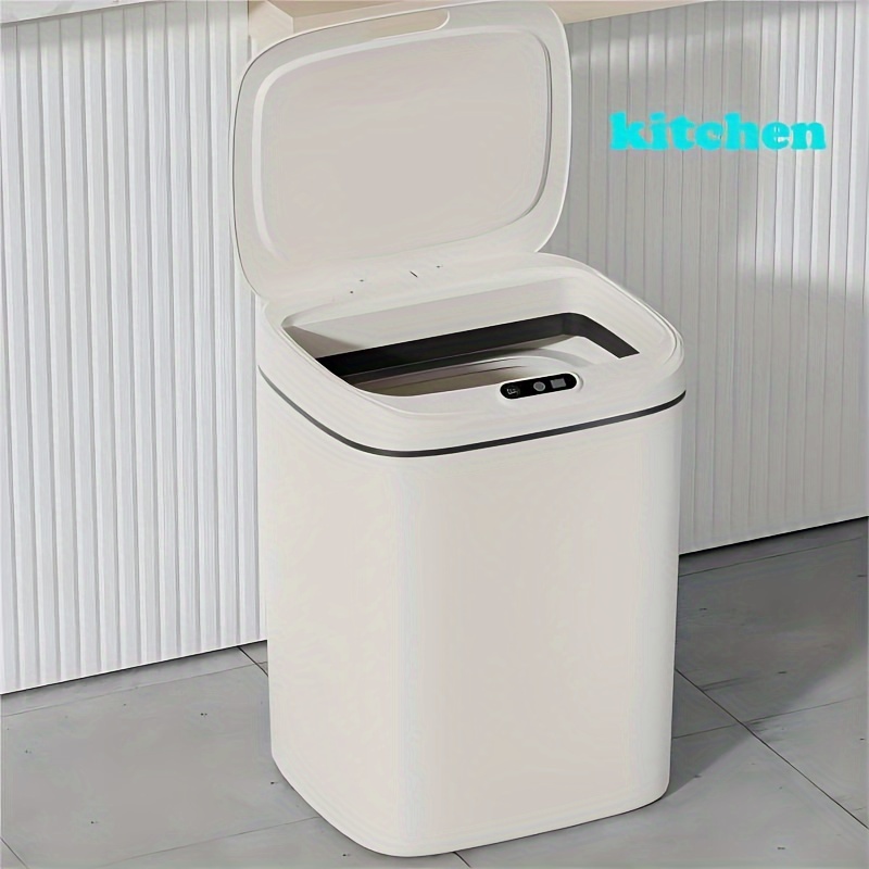 

For Smart Sensor Trash Can - Quiet Close, Automatic Waste Bin For Kitchen, Bathroom, Living Room, Bedroom, Office - Battery Operated (aa), Easy Install