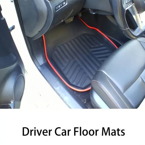 universal fit pu leather car floor mats 4pcs set all weather 3 easy to clean durable pvc protection for most vehicles