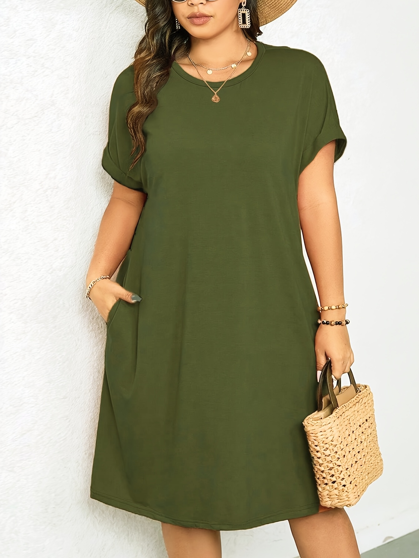 plus size casual dresses sold on Temu United States