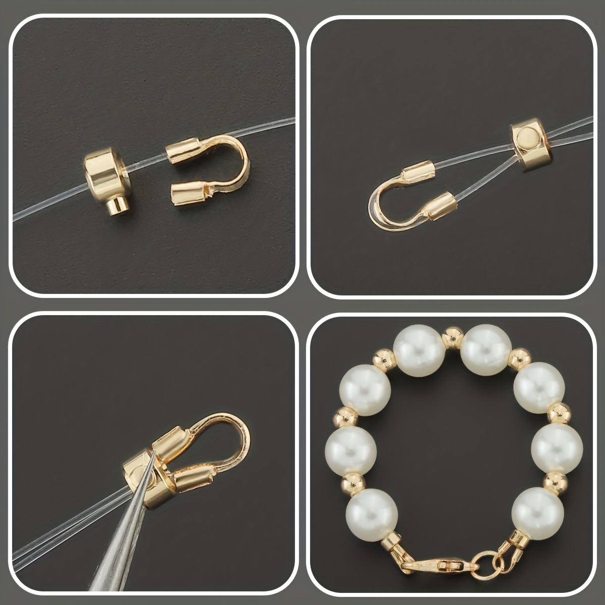 30pcs Connecting Ring Set for Beading Projects