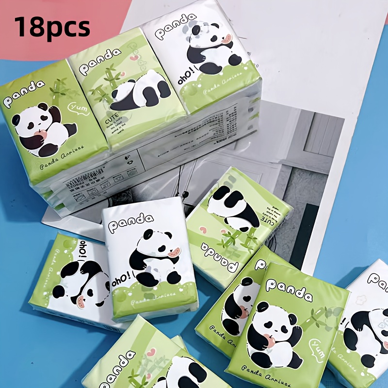 18pcs Set Of Travel Tissue Packs, Compact Handkerchief Facial Tissues, Mini Toilet Paper For Cleaning Needs