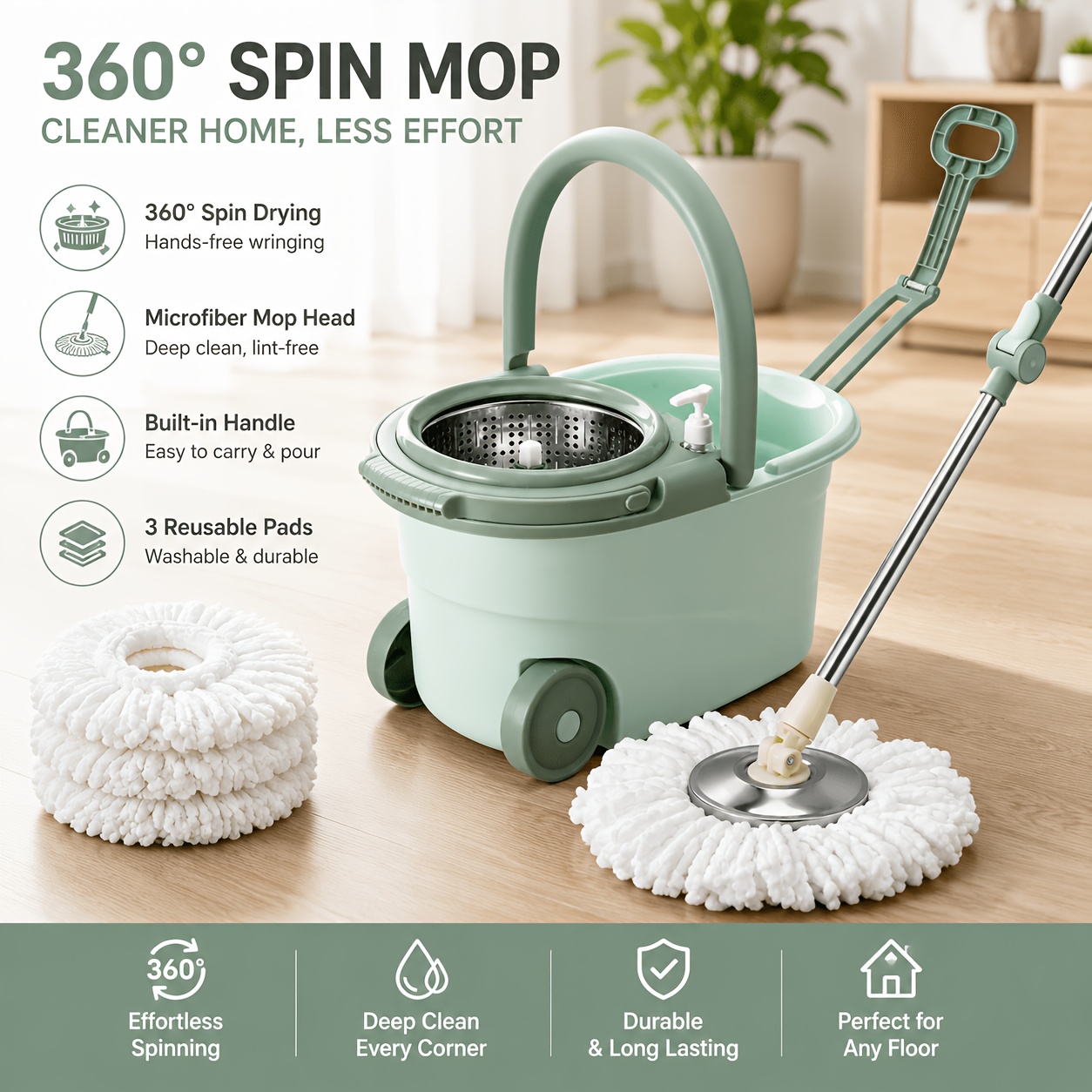spin mops sold on Temu United States