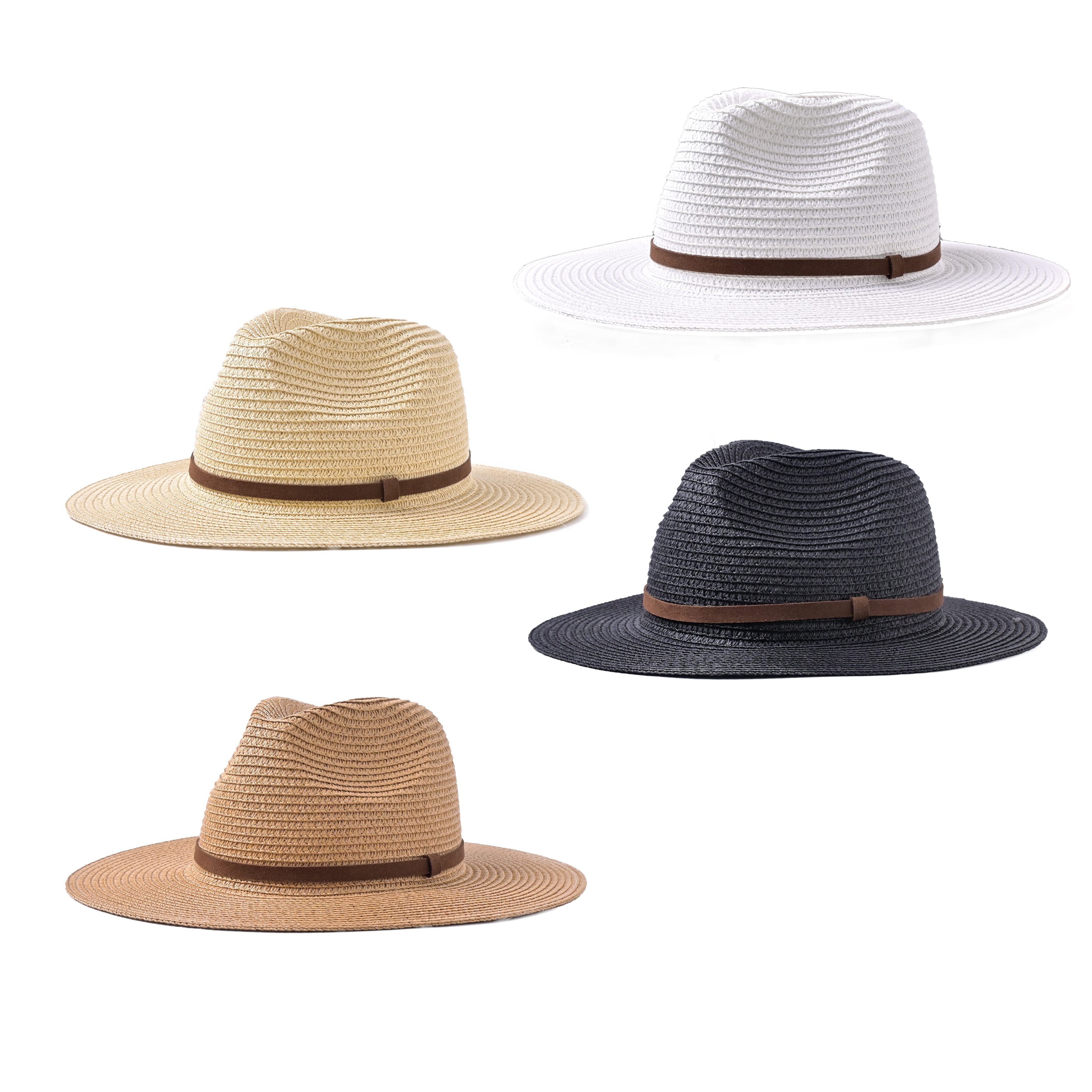 Colorful Unisex Summer Trilby Hat: Stylish Sun Protection for Men