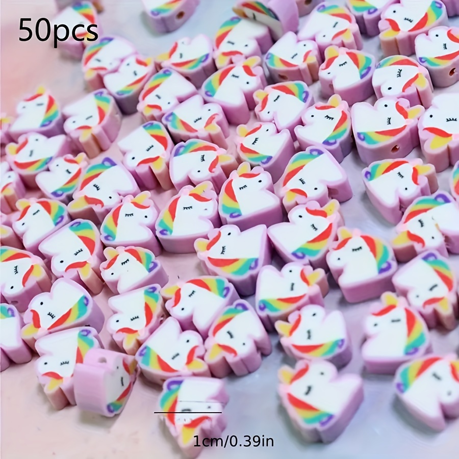 

Lot de 50 Perles d'Espacement en Pâte Polymère Colorées la de DIY - Parfaites la de Bracelets et