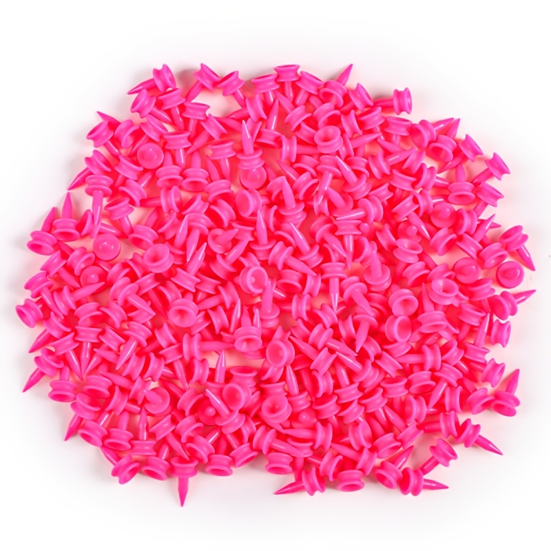 TEMU Plastic Golf Pink Value 30 Pack, High Quality Plastic Tees For Consistent Height Control And Reusable Practice Use, Ideal Gift For Men Women