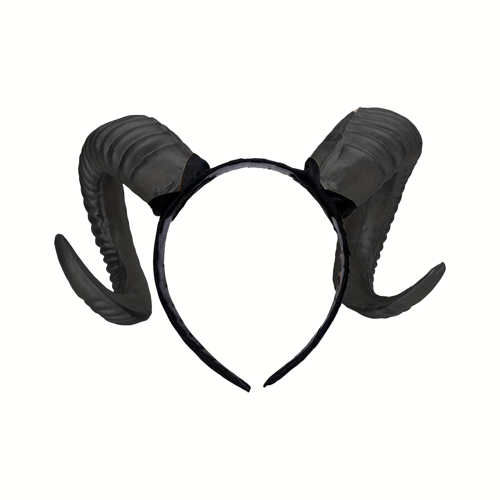 Devil Horn Headband Halloween Cosplay Accessory Dark-themed Headpiece