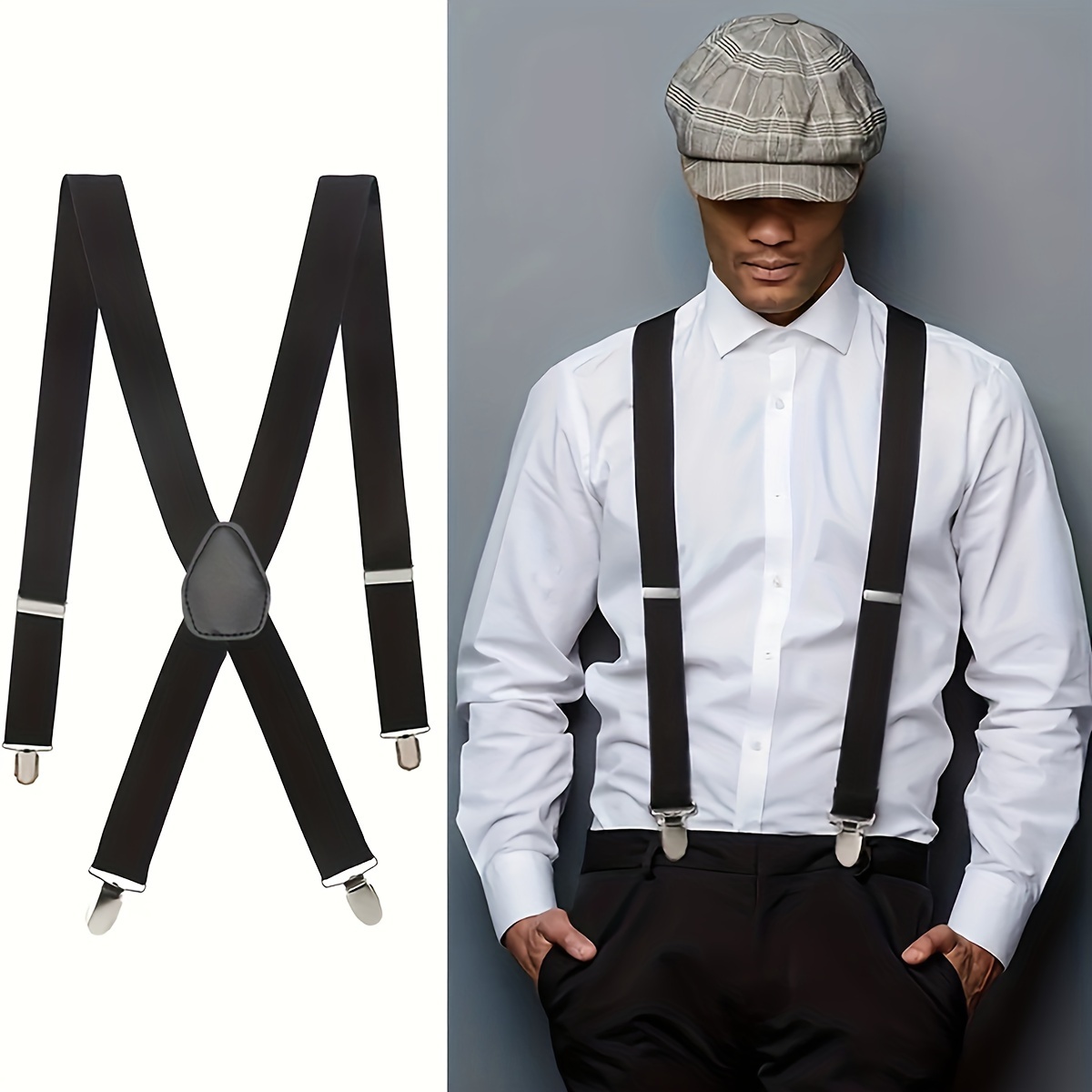 

Polyester Suspenders | | -duty Metal | For And