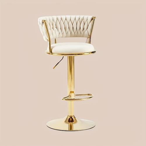rotating chair high stool furniture ergonomic backrest chairs adjustable height barstools