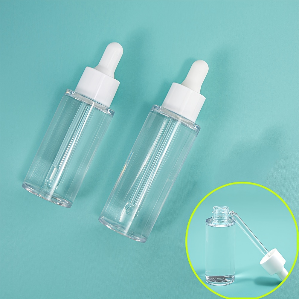 

30ml 50ml Dropper Bottles, Essential Oil Dropper Bottle Clear Pet Vials Sample Dropper Bottle Cosmetic Liquid Containers With Eye Dropper