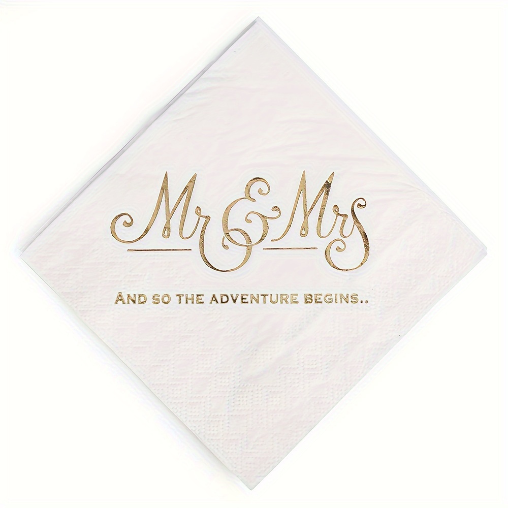 100pcs Elegant Light Luxury Printed English And Western Restaurant Dinner Napkins For Halloween、christmas