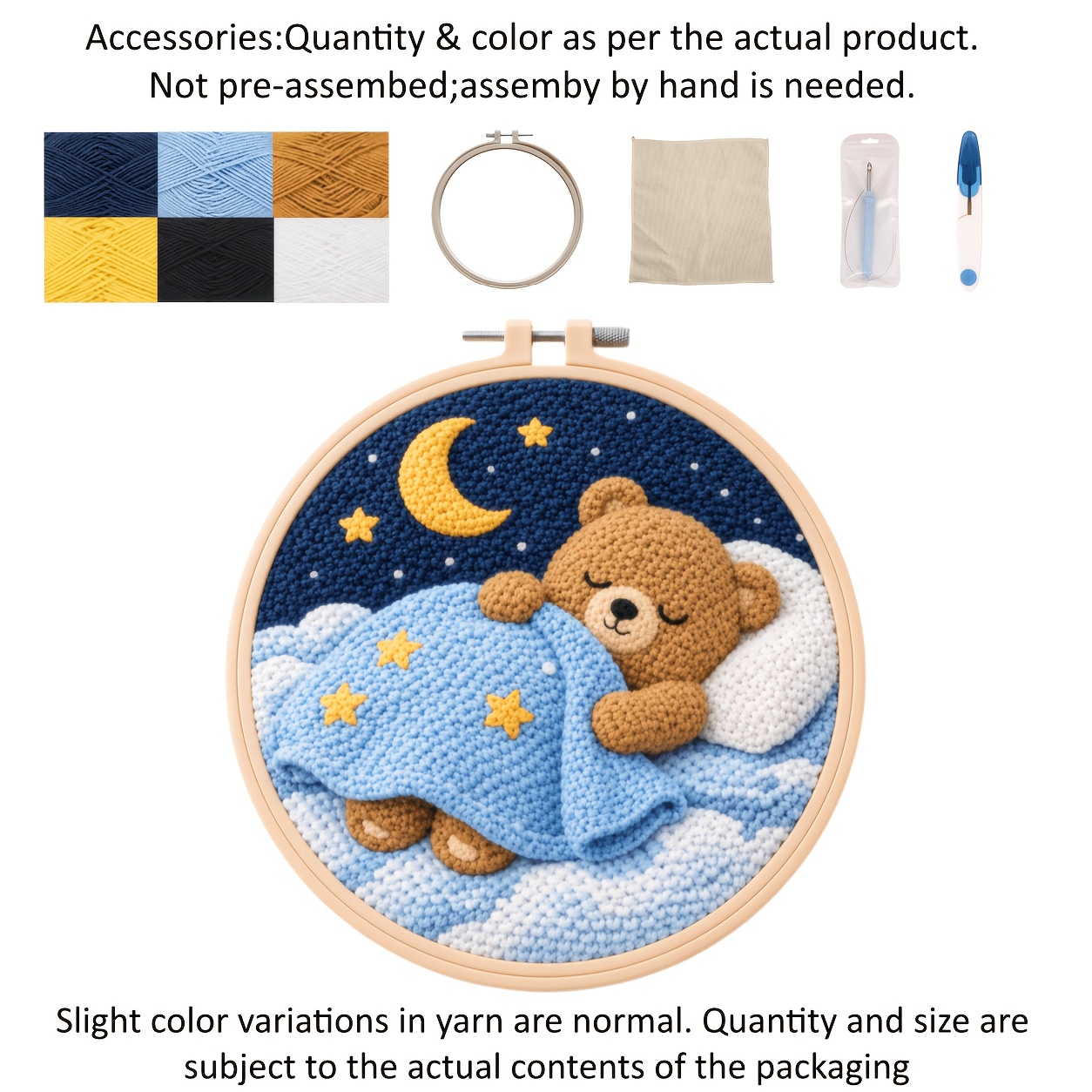 Animal Punch Needle Embroidery Kit for Adults