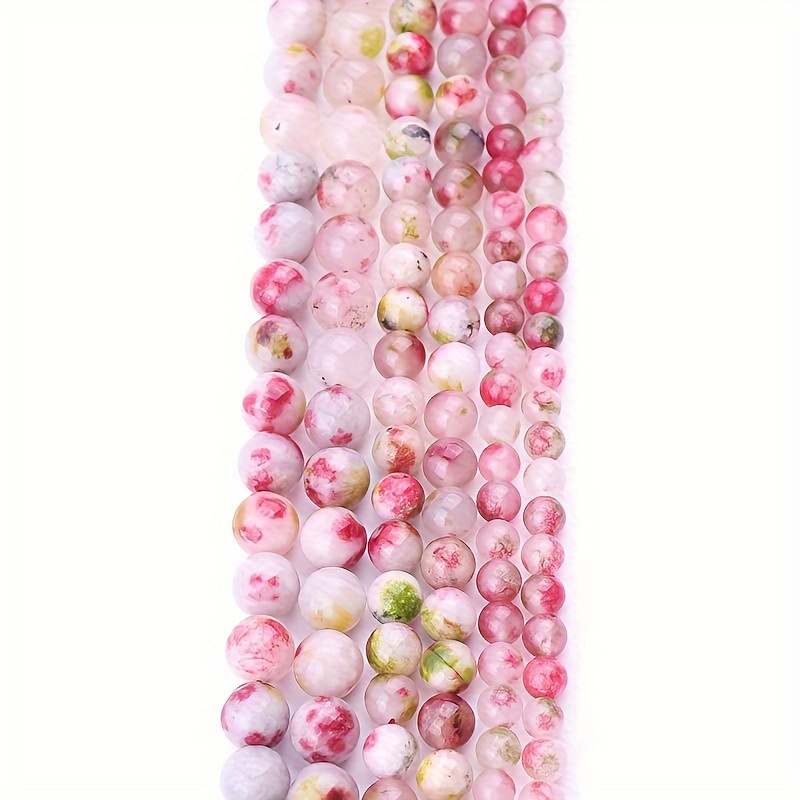 

6/8/10mm Natural Plum Stone Beads Round Loose Stone Beads, The Best Choice For Jewelry Making Diy Bracelet Necklace Crafts Ladies Gift Making Gorgeous Jewelry Accessories