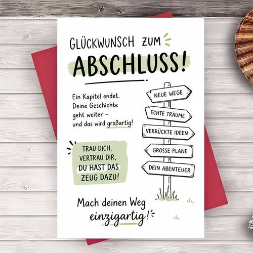 one envelope greeting card graduation congratulations card for friend or family celebrating and future success