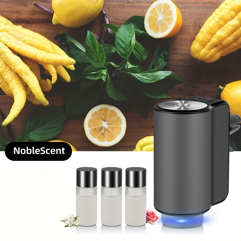 TEMU A Set Smart Car Air Aromatherapy Diffuser, Fragrance Car Air Fresheners With 3 Adjustable, Humidifier Essential Oil Diffuser For Vehicle