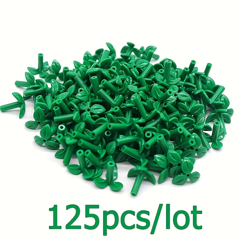 Image of Small Particle Building Blocks 37695 Clover Pumpkin Plant Decoration Potted Bonsai Scene Decoration With 2423 Branch Climbing Plant For Garden Additions Package 125pcs/lot-25pcs/lot