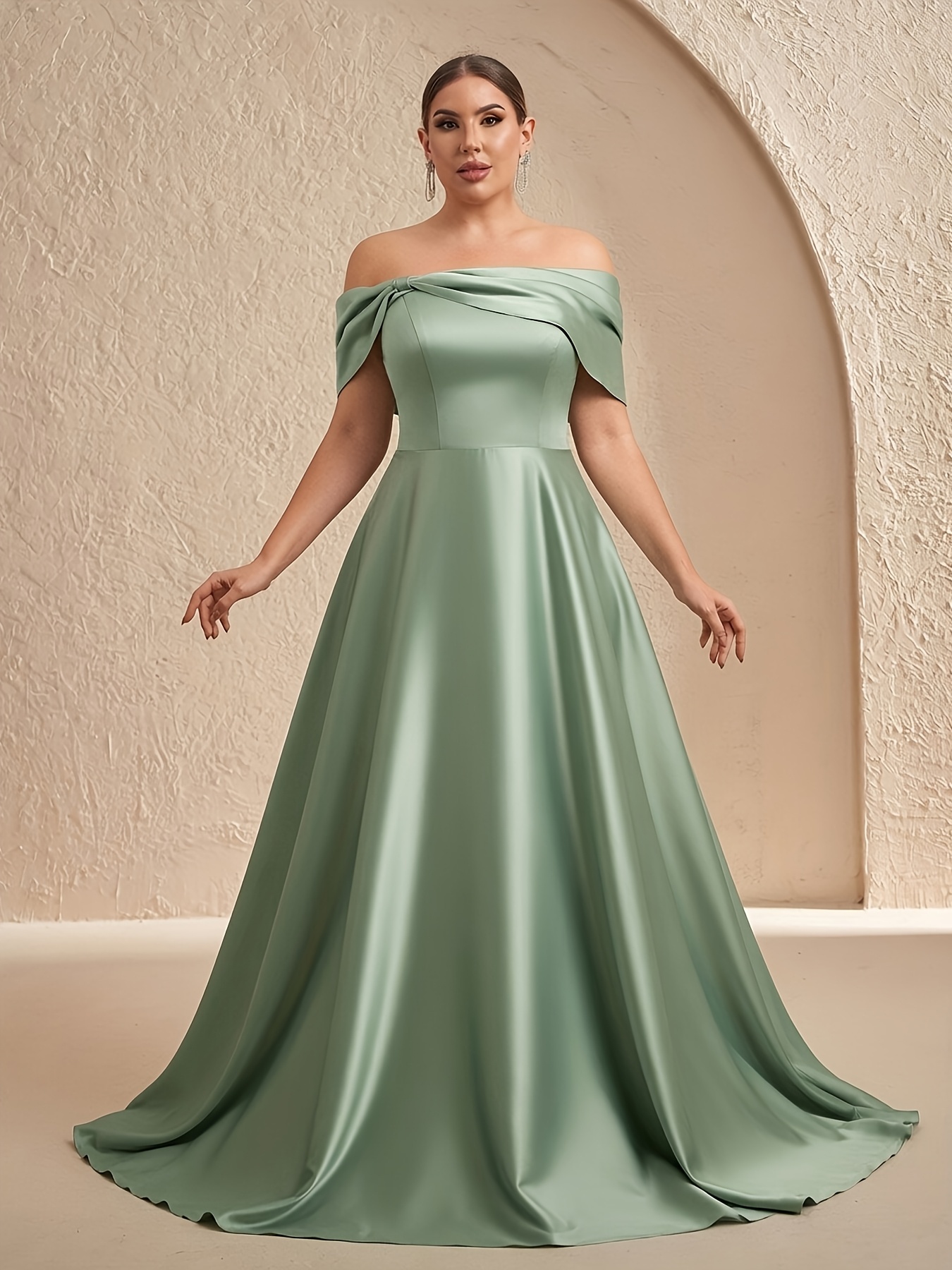 pastel colored graduation dresses Spaghetti Strap Lace Long Prom Dress, Cute A-Line Dress fg5 – formalgowns priority-04-malia-turtleneck-ankle-gown-warm-taupe main image 0