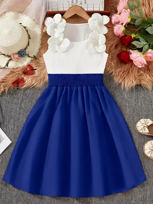 blue dress for girls sold on Temu United States blue dress for girls sold on Temu United States