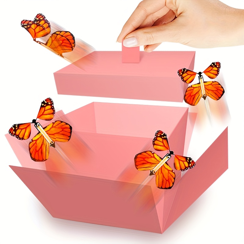 Scatola Regalo Sorpresa Fai Da Te A Farfalla Con Fragole 3D - VZXZXE Per Compleanno E Anniversario