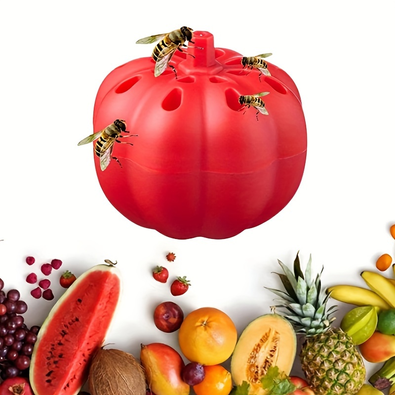 

Pumpkin-shaped Fruit Fly Trap - Transparent, Non-toxic Insect For Home & Garden