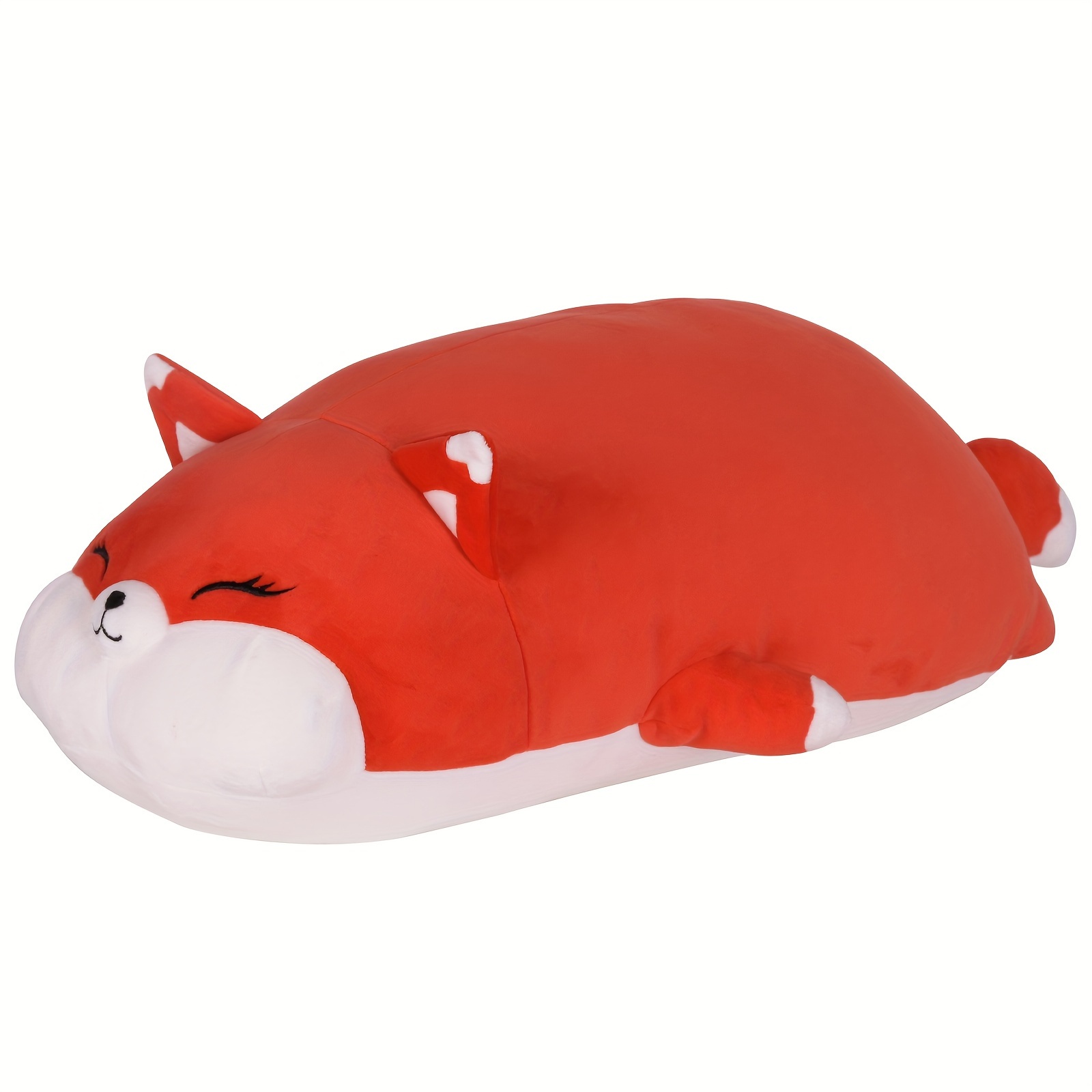

22inch/55cm Fox Stuffed Animal Plush Large Cute Soft Body Pillow Big Foxy Plush Toy For Girls, Gifts For Kids Girls Boys Valentines Birthday