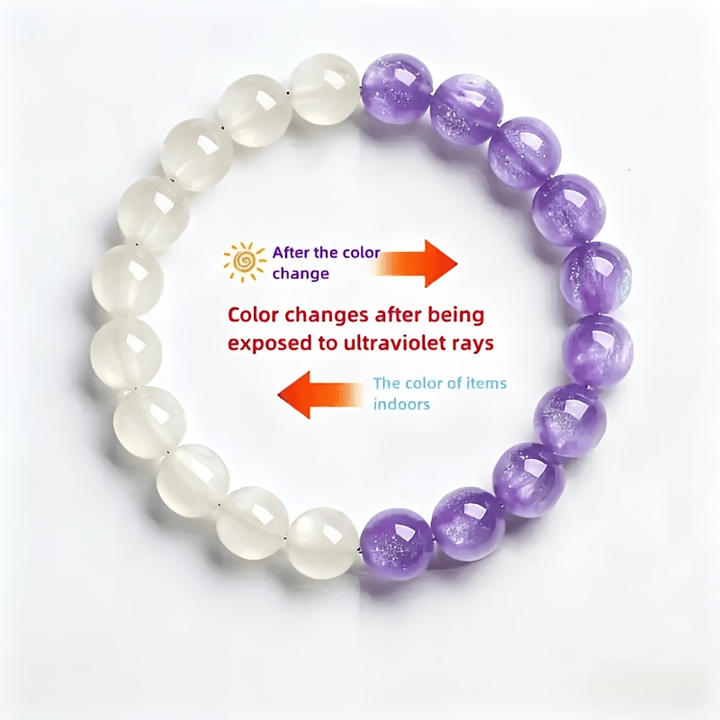 Image of A New Outdoor Color-changing Bracelet, Suitable For Men And Women, Featuring A Bohemian- And Multi-functional Glazed Ends. For , , Family, And Couples. Ideal For Holiday Wear, A Versatile
