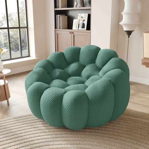 98 modern upholstered curved sofa 3 seater mesh fabric floor sofa 3d honeycomb shape curved couch for living room