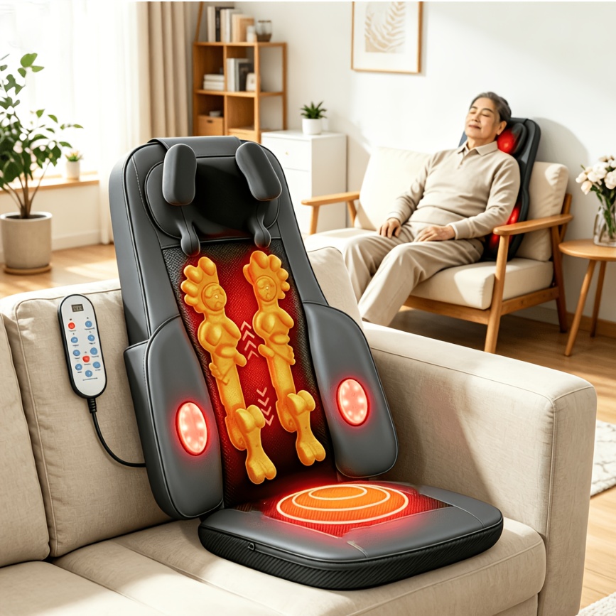 shiatsu neck and back massager sold on Temu United States