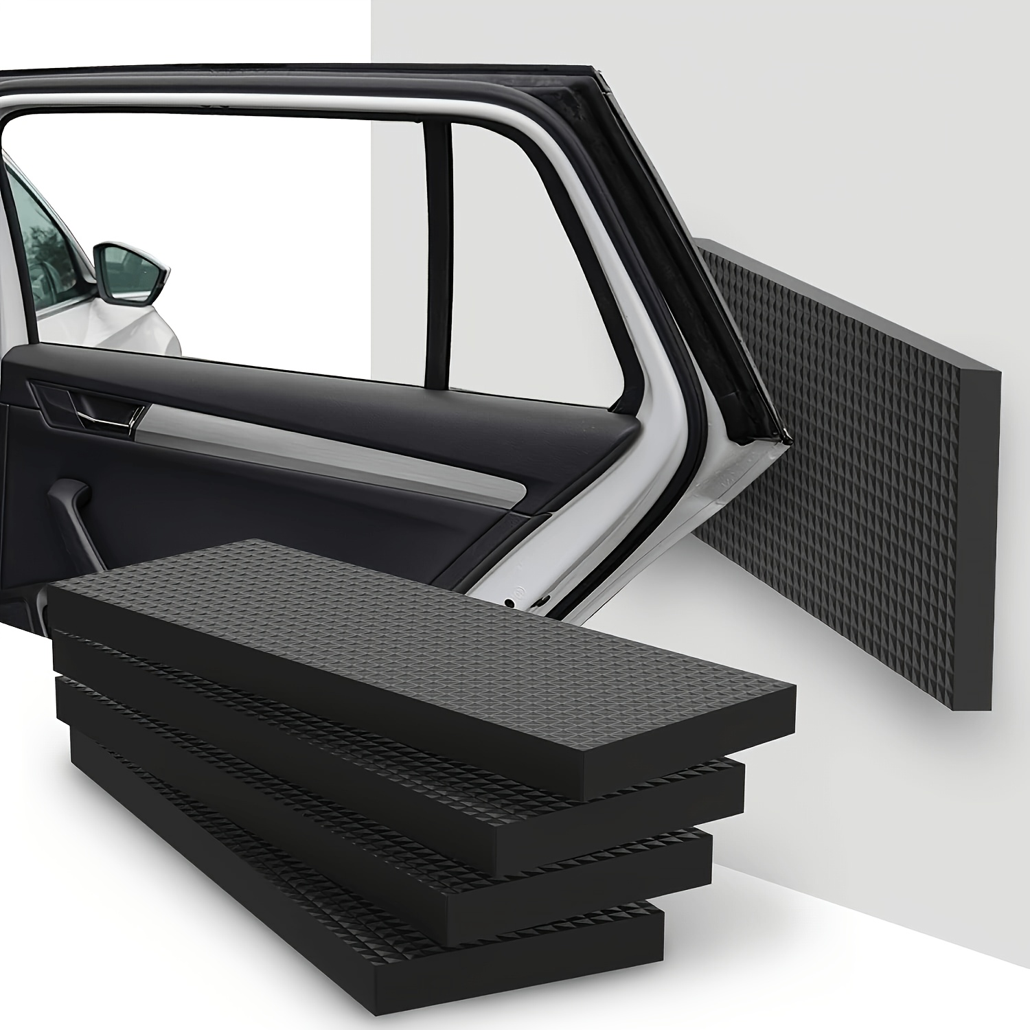 4pcs Garage Wall Protector, Car Door Protector, Self-adhesive Foam Wall Padding