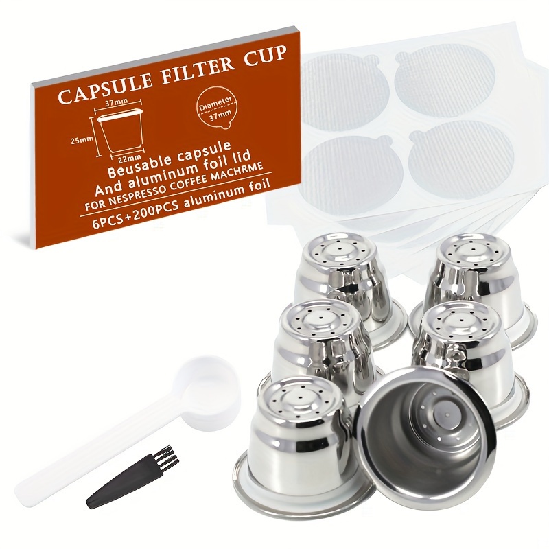 Capsulas Reutilizables - 12 Unidades Para Nespresso - Ruffo Coffee