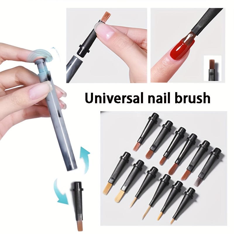 

Nail Art Pen Set With Interchangeable Brushes - Diy , Watercolor & Light Relax - Ideal For Salon Professionals And Home Enthusiasts