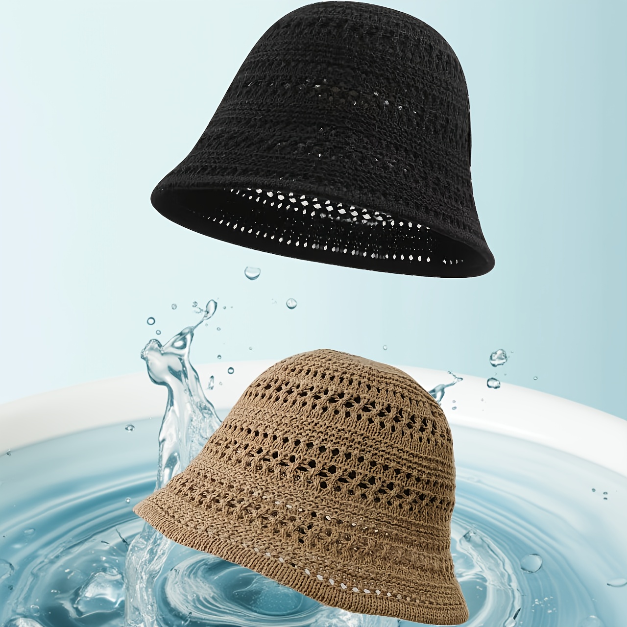 TEMU 2pcs Women's Outdoor Hats, Casual Summer Fashion For , Women's Fisherman Hats, Versatile For Travel, Beach, Camping, Suitable For Christmas