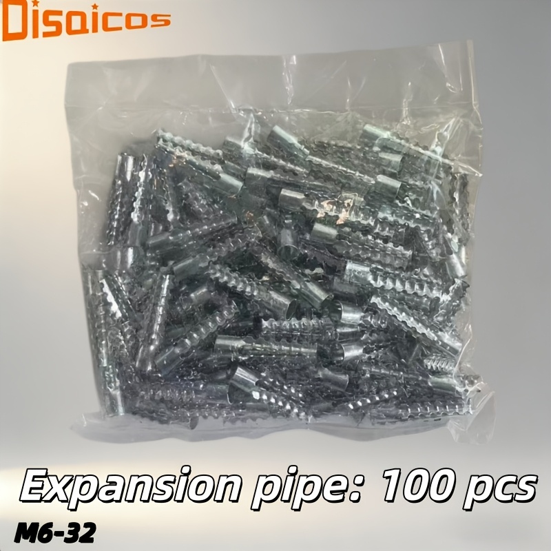 TEMU 100pcs Serrated Expansion Plugs, A Tool For Secure Installation, Versatile And Multipurpose, Standard Specifications Compatible With Common
