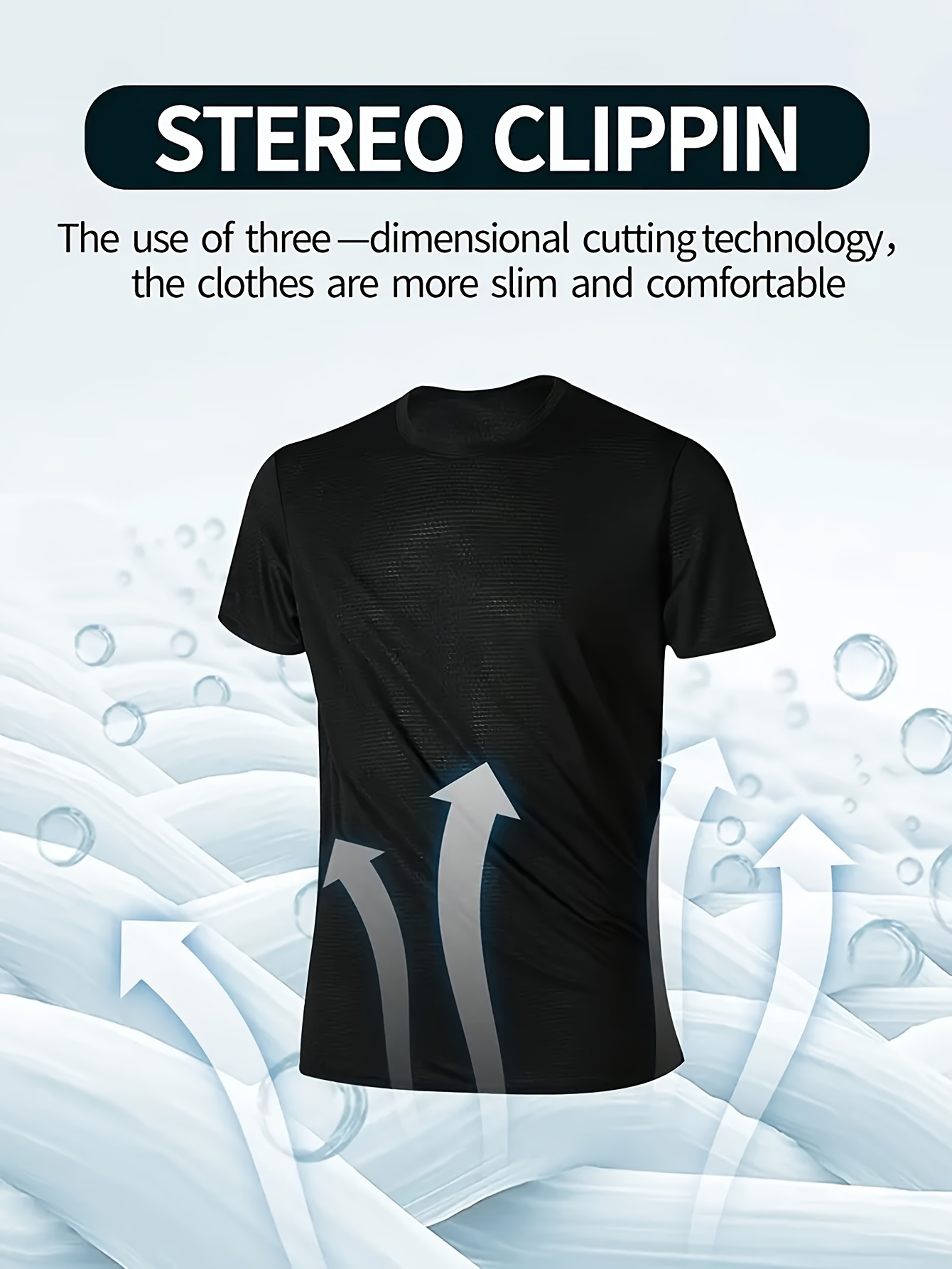 6pcs mens solid stretch quick drying breathable short sleeve round neck comfy t shirt for gym fitness training details 4